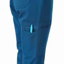 Load image into Gallery viewer, The 10-Pocket Scrub Set with Curved Cut Pants
