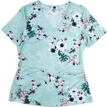 Load image into Gallery viewer, Women’s Printed Scrubs Top
